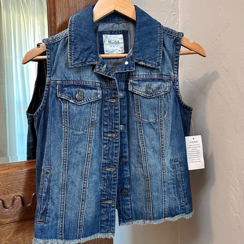 Mudd Blue Denim Vest